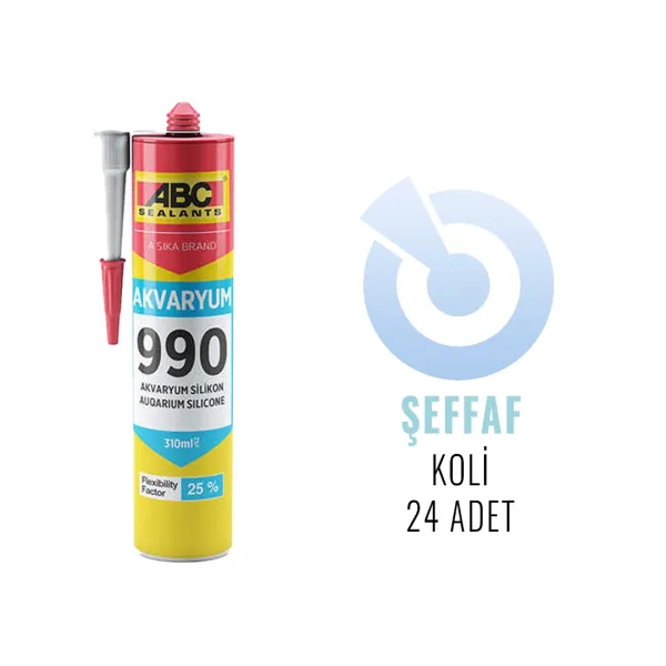 ABC 990 Akvaryum Silikonu 310 ML - 2