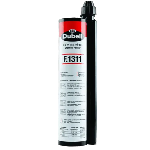 EMS Dübell F.1311 Kimyasal Dübel 345 Ml - 1