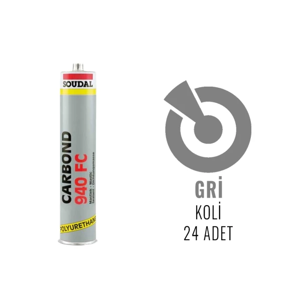 Soudal Carbond 940 FC Poliüretan Kartuş 280 Ml - 3