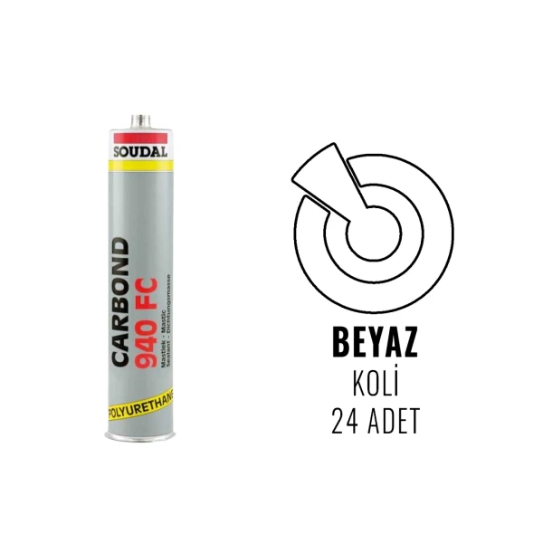 Soudal Carbond 940 FC Poliüretan Kartuş 280 Ml - 5