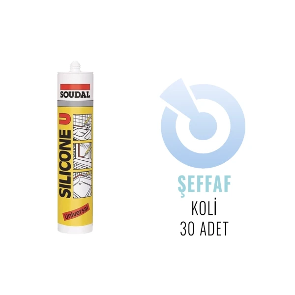 Soudal Genel Amaçlı U Silikon 280 GR - 2