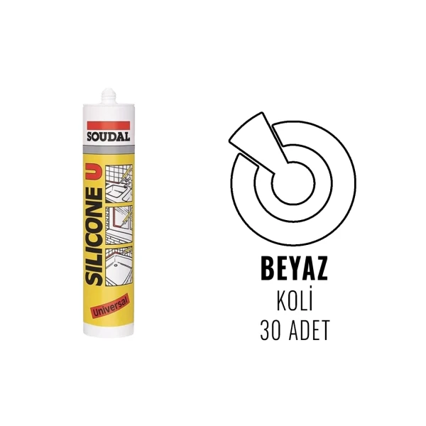 Soudal Genel Amaçlı U Silikon 280 GR - 4