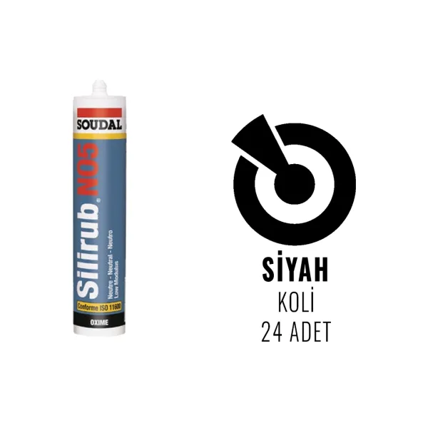 Soudal Silirub No5 - He Nötr Dış Cephe Derz Dolgu Silikonu 300 ML - 3