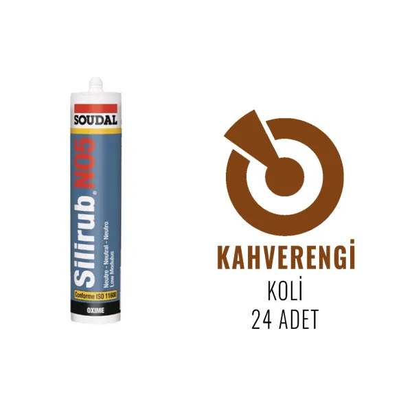 Soudal Silirub No5 - He Nötr Dış Cephe Derz Dolgu Silikonu 300 ML - 6