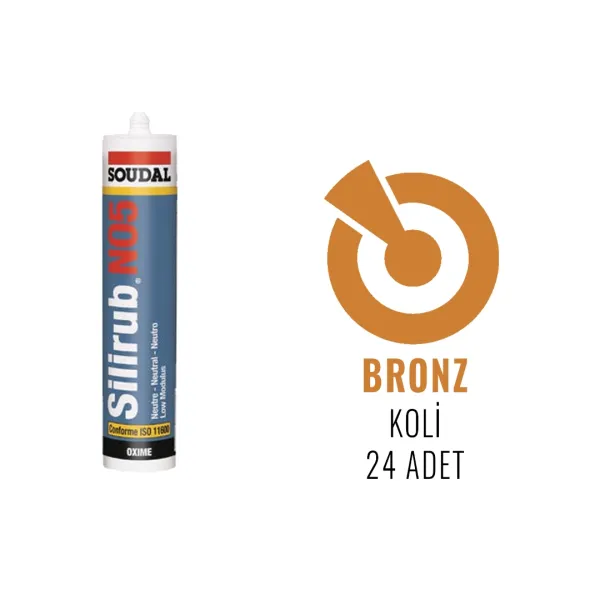 Soudal Silirub No5 - He Nötr Dış Cephe Derz Dolgu Silikonu 300 ML - 8