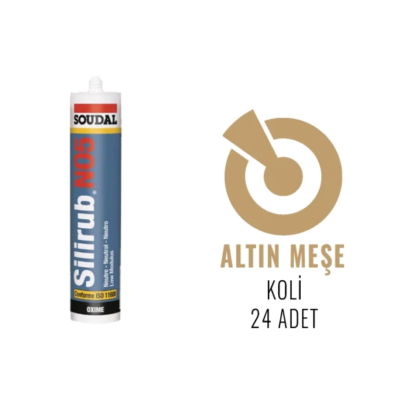 Soudal Silirub No5 - He Nötr Dış Cephe Derz Dolgu Silikonu 300 ML - 11